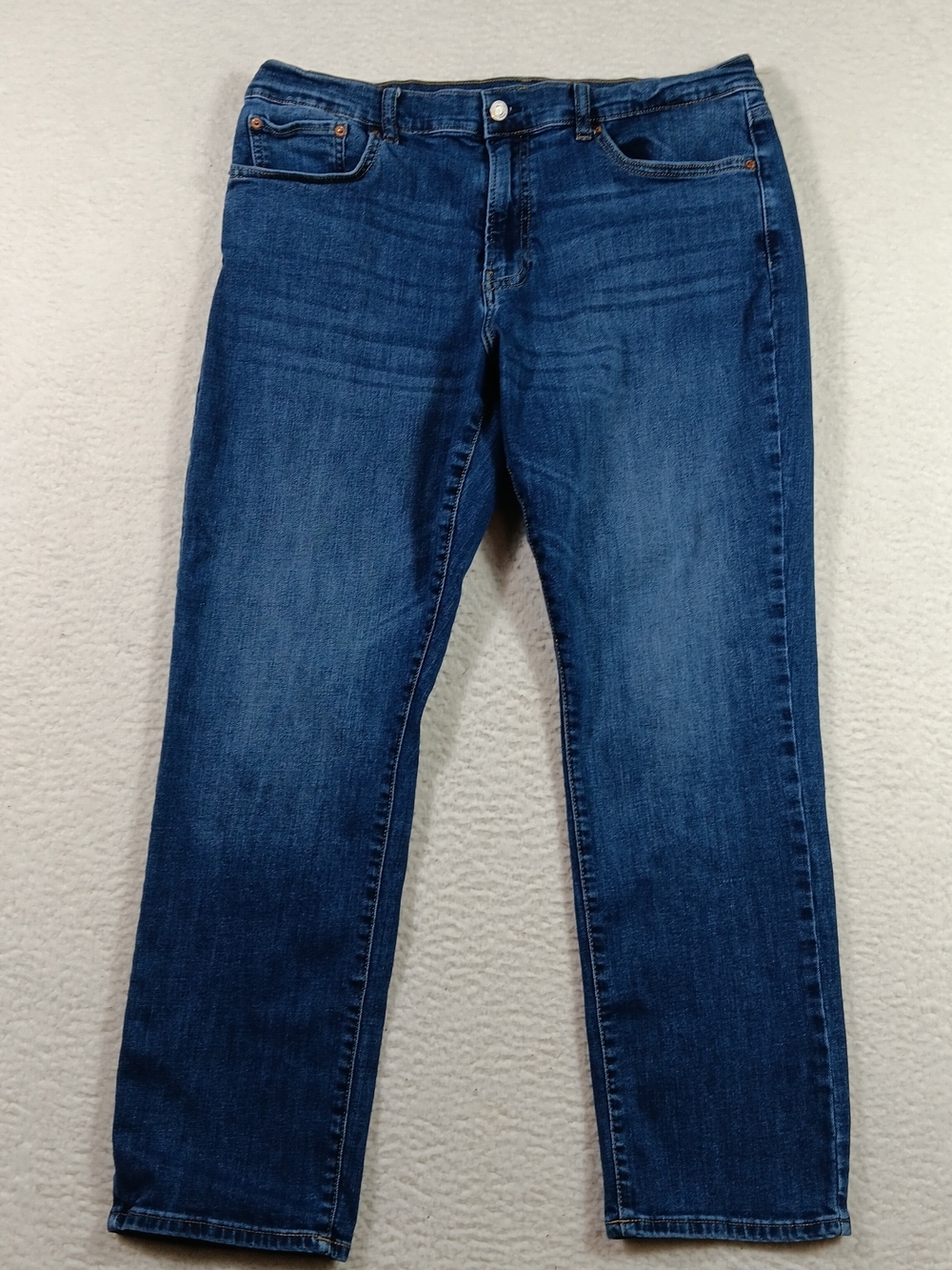 Lucky Brand Jeans Mens 36x30 Blue Denim 410 Athletic Fit Stretch Whiskers